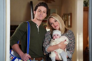 GEORGIE & MANDY’S FIRST MARRIAGE, the sequel to YOUNG SHELDON, follows Georgie (Montana Jordan) and Mandy (Emily Osment) as they raise their young family in Texas while navigating the challenges of adulthood, parenting and marriage.  GEORGIE & MANDY’S FIRST MARRIAGE stars Montana Jordan as Georgie and Emily Osment as Mandy. Chuck Lorre, Steven Molaro and Steve Holland will serve as executive producers of the series, from Chuck Lorre Productions, Inc. in association with Warner Bros. Television.   Photo Credit: Bill Inoshita / 2023 Warner Bros. Entertainment Inc. All Rights Reserved.
