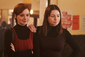 Say Nothing -- Pictured: (l-r) Lola Petticrew as Dolours Price, Hazel Doupe as Marian Price. CR: Rob Youngson/FX