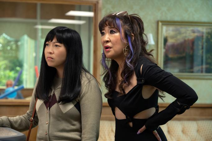“Quiz Lady,” starring Awkwafina and Sandra Oh (Photo by: Michele K Short/20th Century Studios)