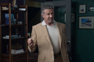 Sylvester Stallone as Dwight "The General" Manfredi of the Paramount+ original series TULSA KING. Photo Credit: Brian Douglas/Paramount+. © 2024 Viacom International Inc. All Rights Reserved.